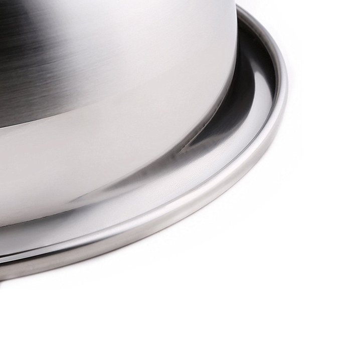 JIAEN SUS 304 Stainless Steel Mixing Bowls Deepen and Thicken-330g Food Grade Soup Basin Mixing Egg Dough Beating... N4