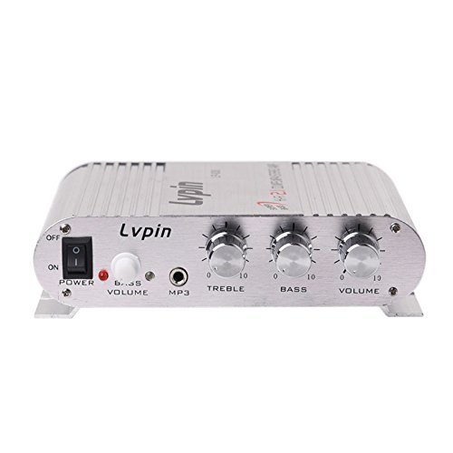 Mini Hi-Fi Amplifier Booster Radio MP3 Stereo for Car Motorcycle Home N5
