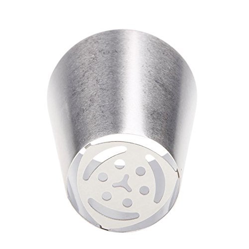 Cake Decorating Piping Tips 15 Pcs Stainless Steel Russian Tulip Icing Piping Kit Nozzles Cake Decoration Tips... N18