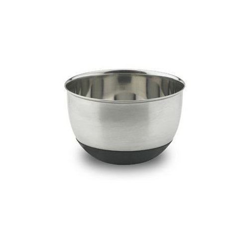 Stainless Steel Collection 3 Qt. Heavy-Weight Mixing Bowl with Silicone Base