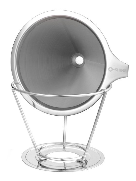 Oshine Pour Over Coffee Dripper , Stainless Steel Reusable Permanent Drip Coffee Filter for Chemex Carafe or Single... N2