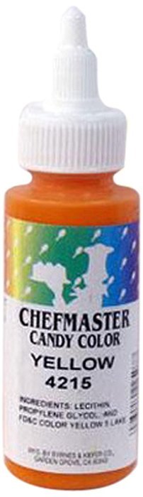 Chefmaster Liquid Candy Color, 2-Ounce, Yellow
