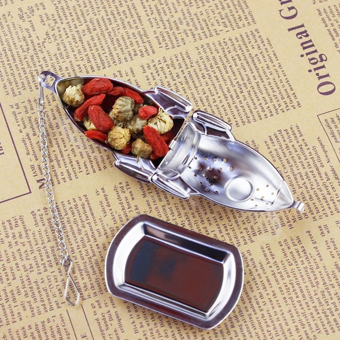 Huayoung Creative & Cute Design Tea Infusers Tea Makers Stainless Steel Tea Filters (Rocket) N12