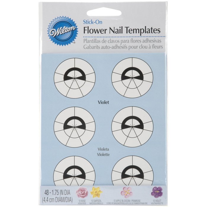 Wilton Flower Nail Templates
