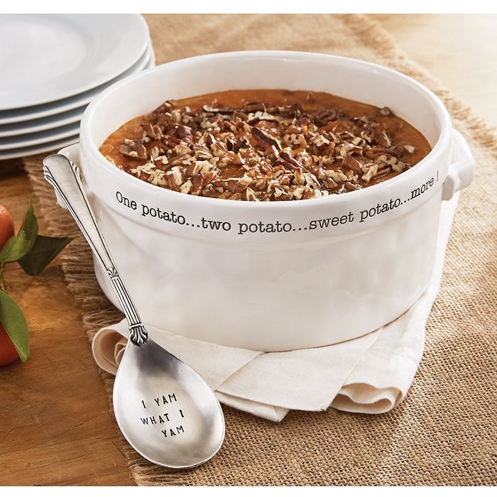 Mud Pie Souffle Set, White N2