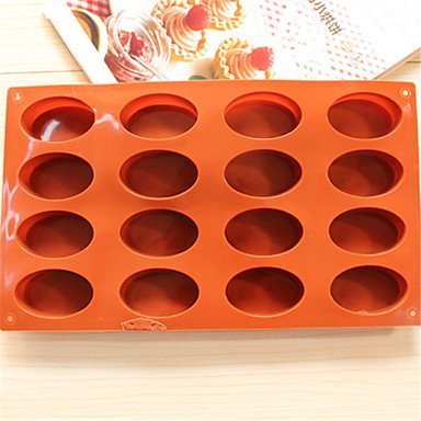Sher Bakeware Oval Baking Molds Chocolate Mold Cookies Mold Ice Mold N2
