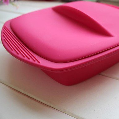 Y&XL&H Cubic Bowl for Baking, Storage or Outdoor Camping, Food Safe Silicone Material, Random Color N3