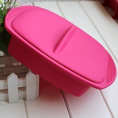 Y&XL&H Cubic Bowl for Baking, Storage or Outdoor Camping, Food Safe Silicone Material, Random Color N5