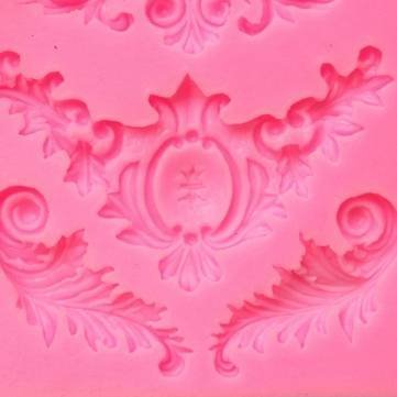 UR Bakeware Silicone Sculpted Flower Lace Mould Candy Jello 3D Cake Mold N5