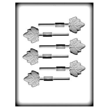 Small Maple Leave Pop Hard Candy Mold
