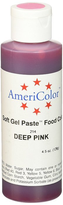 Americolor Soft Gel Paste Food Color, 4.5-Ounce, Super Black N16