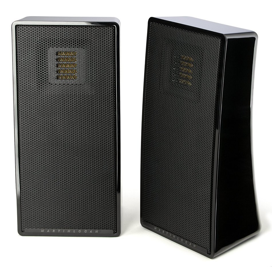 MartinLogan Motion 2 Bookshelf Speaker (Piano Black, each) (Discontinued by Manufacturer) N4