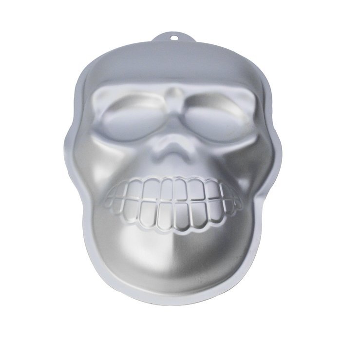 GXHUANG 10-inch Aluminum Alloy Ghost Cake Baking Mold Springform Pan (Skull) N15