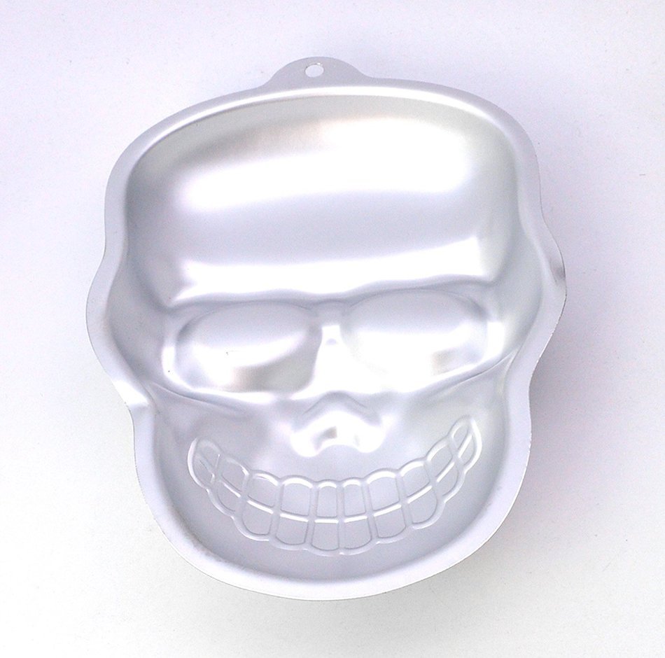 GXHUANG 10-inch Aluminum Alloy Ghost Cake Baking Mold Springform Pan (Skull) N16