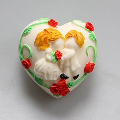 Sher Valentine's Day Love Kiss Chocolate Silicone Molds,Cake Molds,Soap Molds,Decoration Tools Bakeware