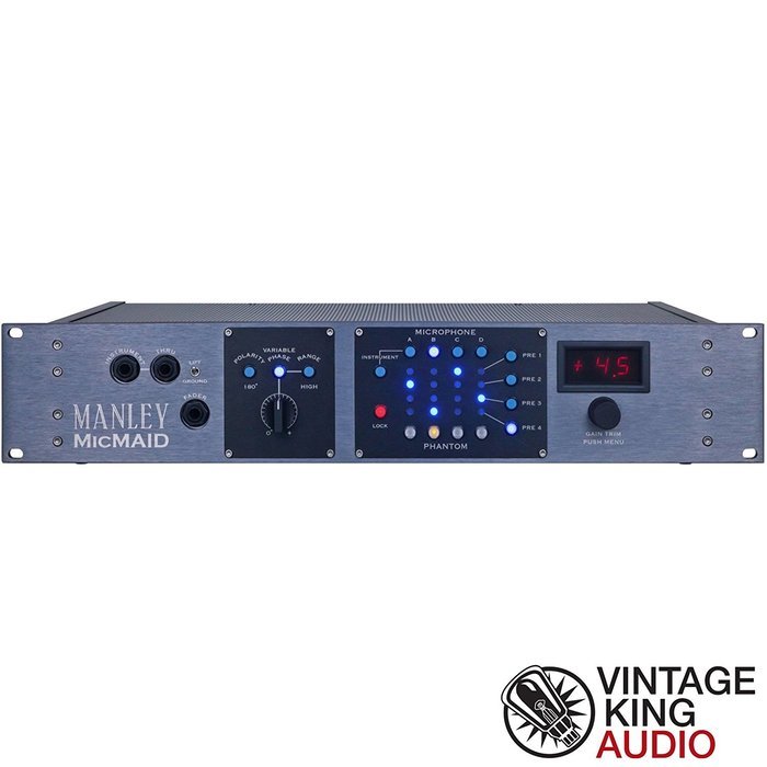 Manley MicMAID 4x4 Mic / Mic Pre Matrix-Switcher N2