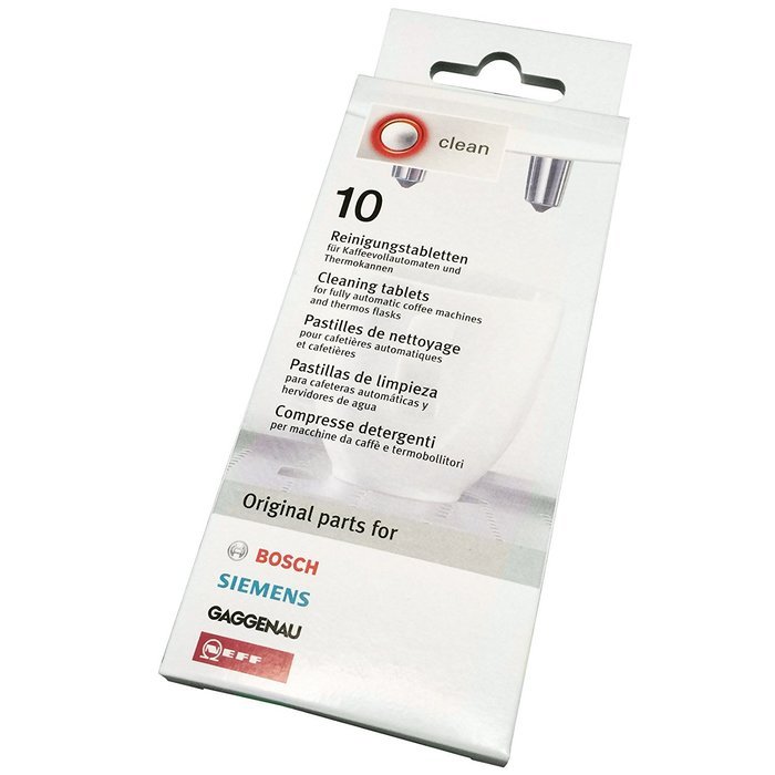 10 Pack OEM Bosch Siemens Coffee Machine Cleaning Tablets Part 310575 N3