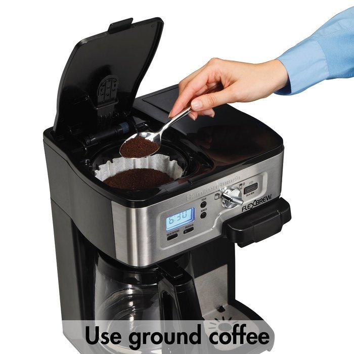 Hamilton Beach FlexBrew 49983A Single Serve / Full Pot Coffee Maker N4