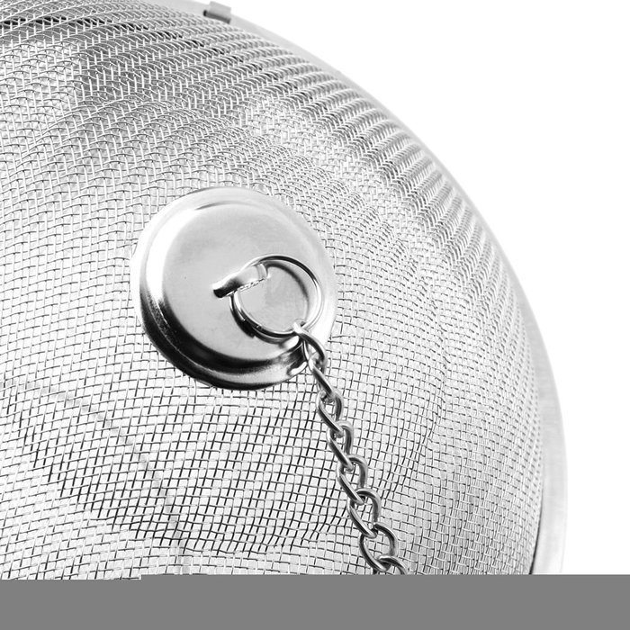 Vivian Extra Large Stainless Steel Twist Lock Mesh Tea Ball Tea Strainer Filter Spice Infuser 11cm/4.3 inch Pack... N6