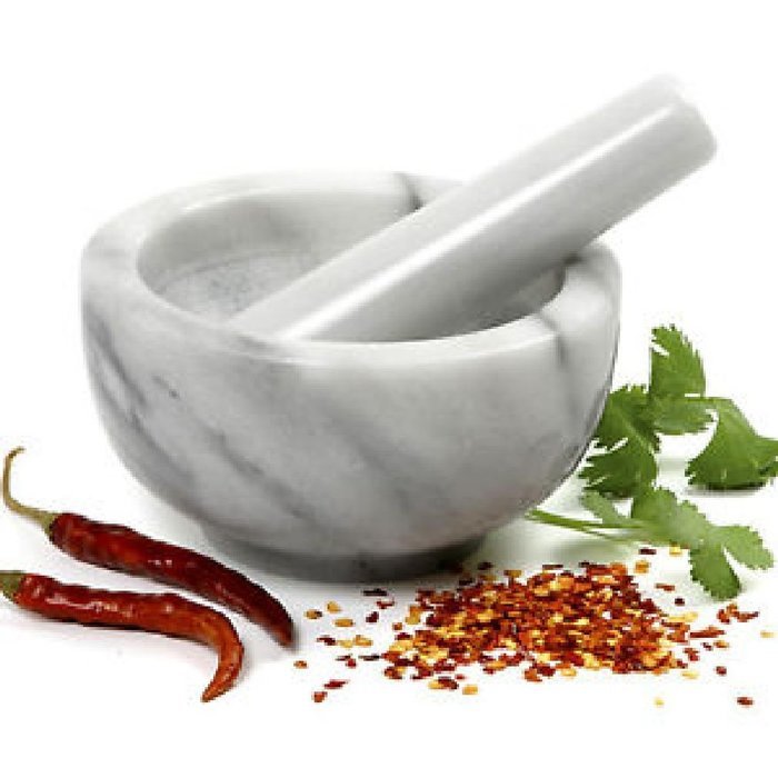 Justcharms NORPRO 694 Large Round Marble Mortar Pestle N3