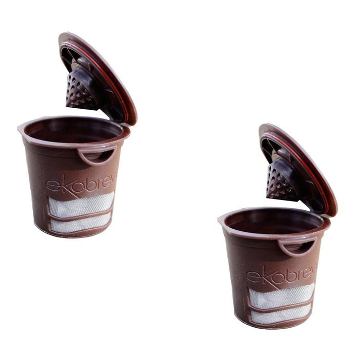 Ekobrew&Acirc;&nbsp;Reusable Coffee Filter for Keurig Brewers - Ekobrew Model - 40104 - Set of 2 Gift Bundle