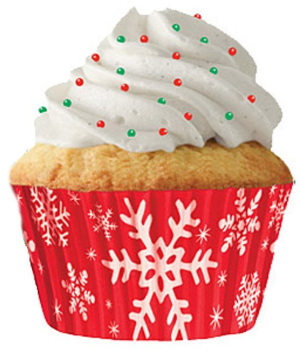 Cupcake Creations Snowflake Red Cupcake Baking Cup Liners 32 Count