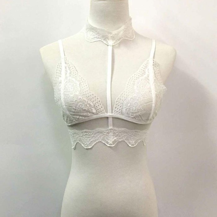 Underwear ，Beautyvan Comfortable Fashion Women Sexy Translucent Underwear Sheer Lace Strap Lingerie Bra Top Bustier... N14
