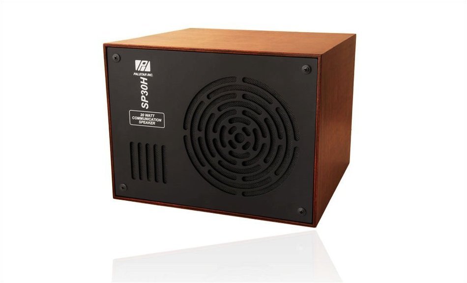 Palstar SP30H Ultimate Communications Shortwave Ham Radio Speaker 8 Ohm 15 Watts High Grade (Cherry)