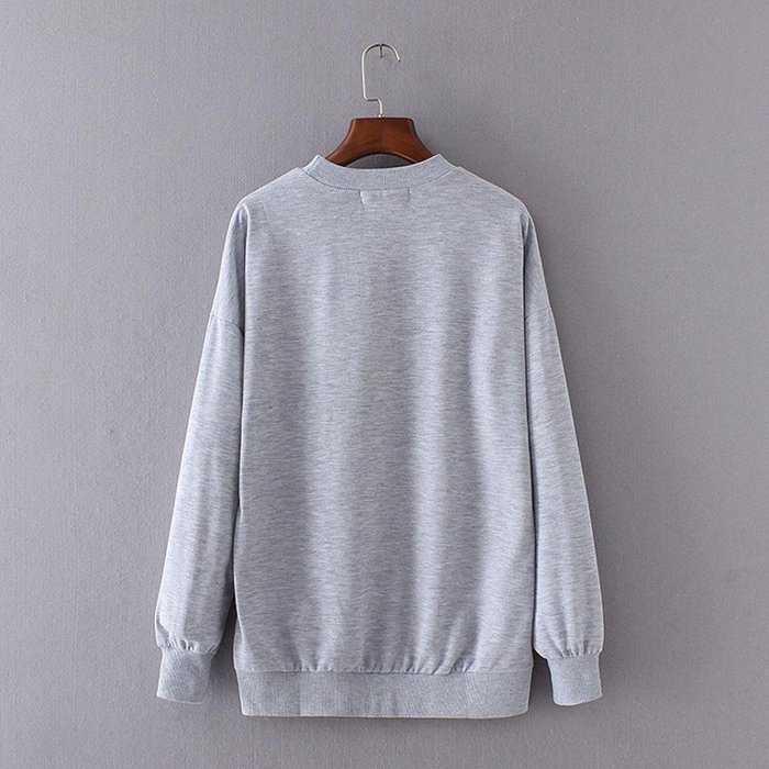 Pullover Tops,Morecome Women Ladies Letter Print Long Sleeve Sweatshirt Loose Blouse N45