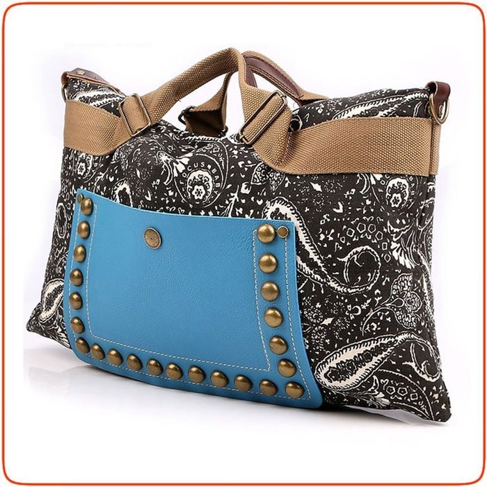 1 X Wisedeal Fashion Leopard Sequined Ladies Women Shoulder Messenger Bag Handbag Tote Purse N27