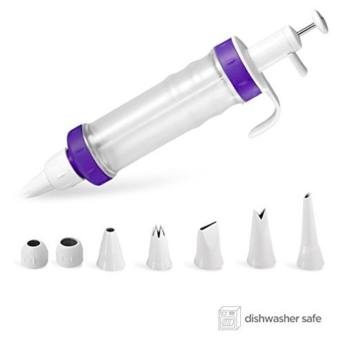 Cake Decorating Supplies Kit by Bobbi Jean&rsquo;s - 9 Piece Set of Tools - Create Attractive Edible Art N4