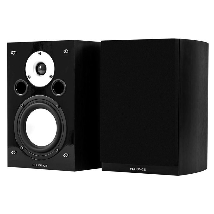 Fluance XL7S High Performance Two-way Bookshelf Surround Sound Speakers for Home Theater and Music Systems - Black...