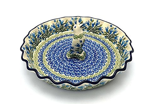 Polish Pottery Pie Set - Blue Bells