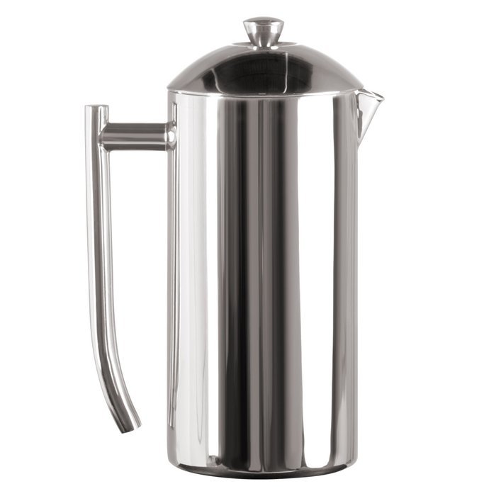 Frieling USA Double Wall Stainless Steel French Press Coffee Maker with Patented Dual Screen in Frustration Free... N5