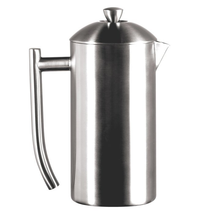 Frieling USA Double Wall Stainless Steel French Press Coffee Maker with Patented Dual Screen in Frustration Free... N7