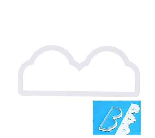 Anyana B Shape Decorative Border Plastic Cookie Cutter Cake Mould Tool Kitchen Tool Sugar Paste Baking Mould Cookie... N3