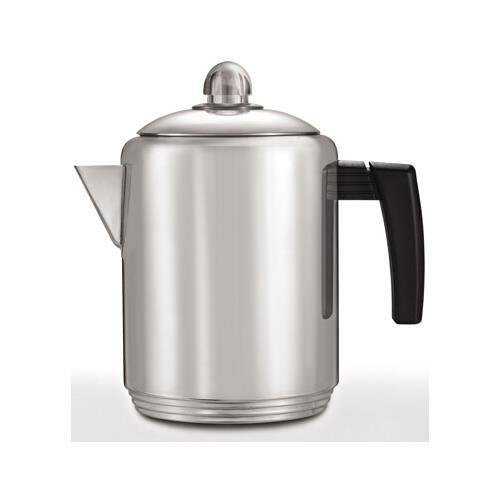 Wilton Brands 2501-9907 Copco Stovetop Percolator Polished Stainless Steel, 4-8 Cup Capacity