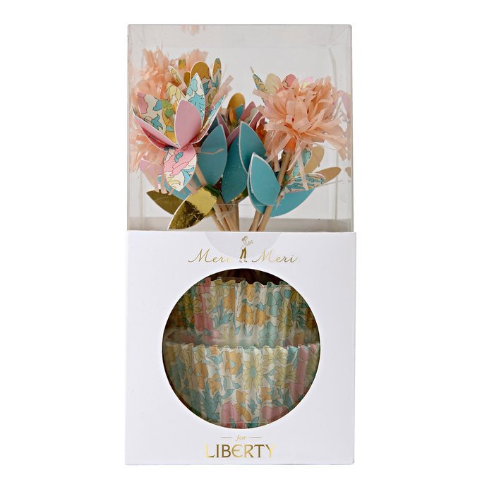 Meri Meri Liberty Poppy & Daisy Cupcake Kit