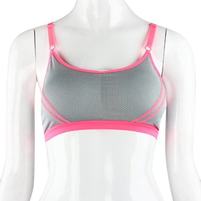 PHOTNO Women Lady Sports Yoga Athletic Solid Wrap Chest Strap Vest Tops Bra N14
