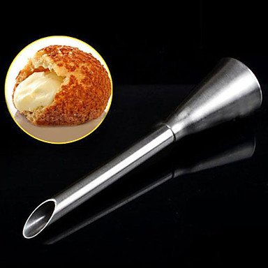 Sher 1Pcs Stainless Steel Cake Decorating Icing Pastry Piping Nozzles Tip Decorating Tool N4
