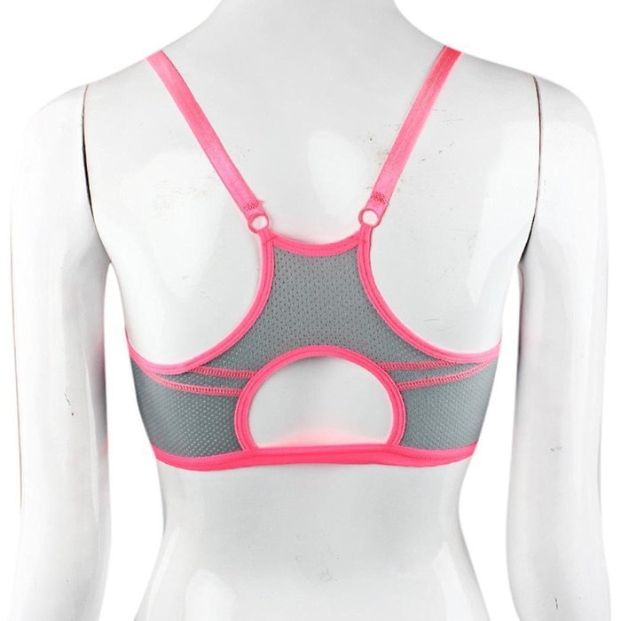 PHOTNO Women Lady Sports Yoga Athletic Solid Wrap Chest Strap Vest Tops Bra N15