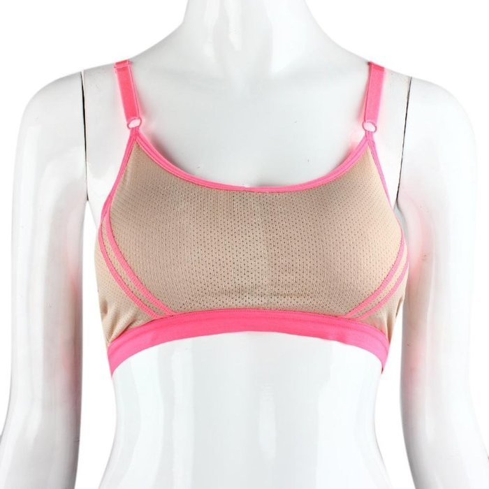 PHOTNO Women Lady Sports Yoga Athletic Solid Wrap Chest Strap Vest Tops Bra N23
