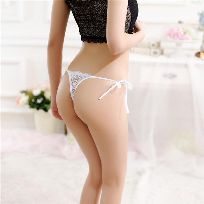 Underswear Laimeng, Women Sexy Lace Briefs Panties Thongs G-string Lingerie Underwear (Black) N14