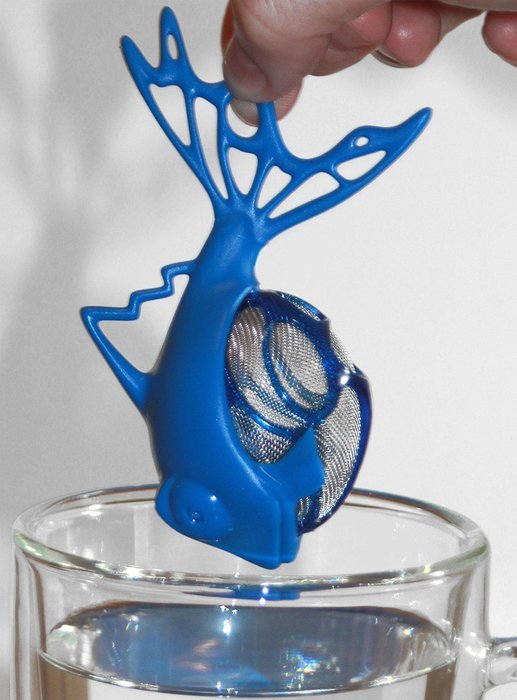 Medelco Dunkfish Tea Infuser, Blue