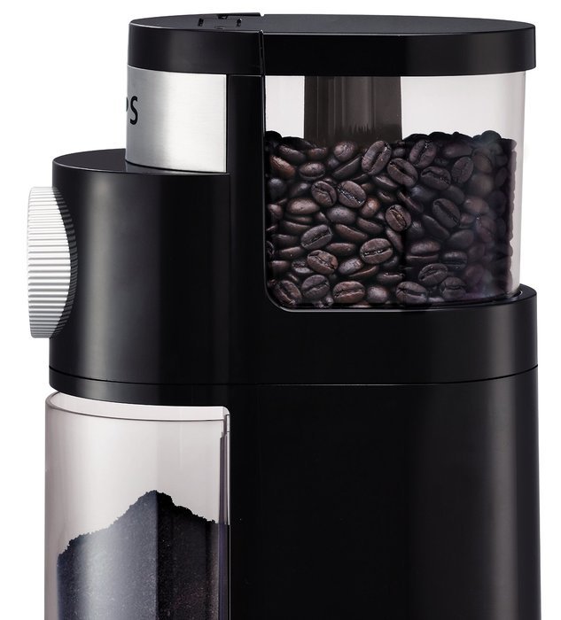 KRUPS GX5000 Professional Electric Coffee Burr Grinder with Grind Size and Cup Selection, 7-Ounce, Black N5
