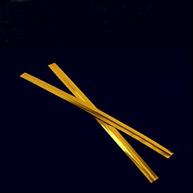 Y&XL&H 8cm Long 800pcs/lot Metallic Twist Ties for Cello Bags Candy Bags Bread Bags Twist Ties Packaging Rope N3