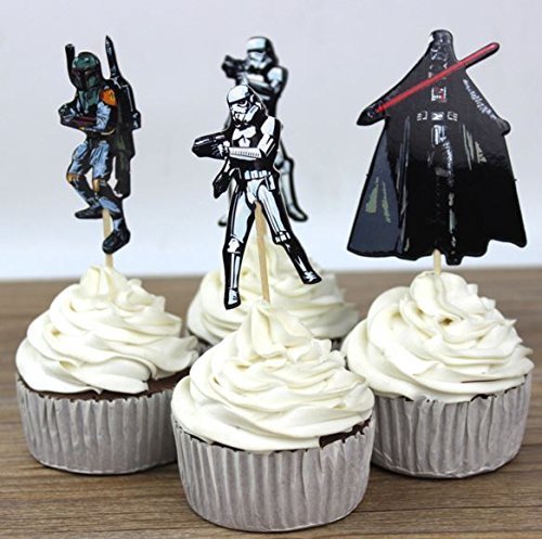 Star Wars Cupcake Picks Assorted - Set of 12