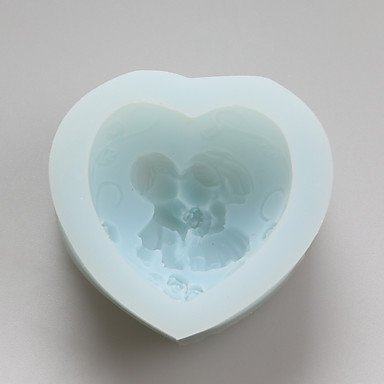 Sher Valentine's Day Love Kiss Chocolate Silicone Molds,Cake Molds,Soap Molds,Decoration Tools Bakeware N3
