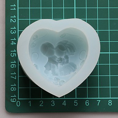 Sher Valentine's Day Love Kiss Chocolate Silicone Molds,Cake Molds,Soap Molds,Decoration Tools Bakeware N4