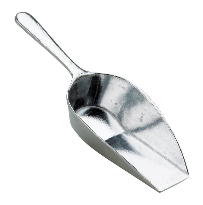 HIC Flat Bottom Multi-Purpose Food and Utility Scoop, Commercial-Grade Anodized Cast Aluminum, 4.5-Inches, 100... N8